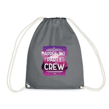 Apres SKi Party Crew - Turnbeutel - Grau - Vorne