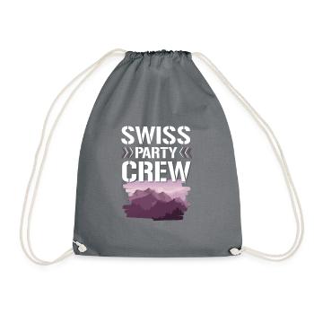 Swiss Party Crew - Sac de sport léger - gris - Devant