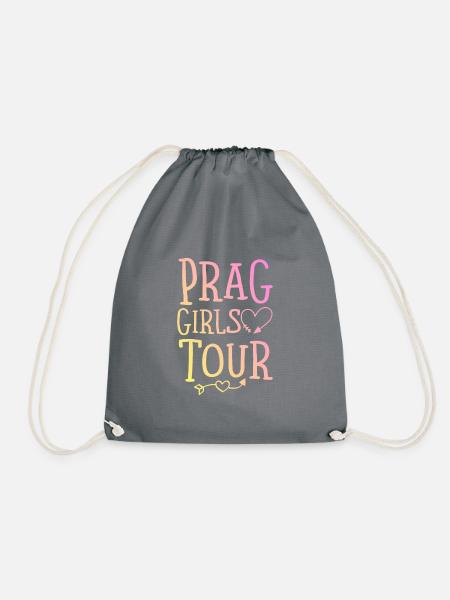 Prag Girls Tour - Turnbeutel - Grau