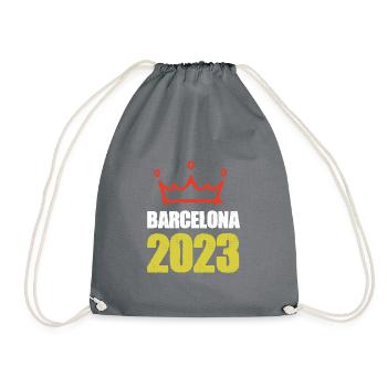 Barcelone 2023 - Sac de sport léger - gris - Devant