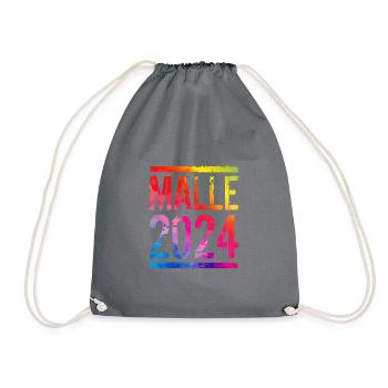 Malle 2024 Colorful Holiday - Drawstring Bag - grey - Front