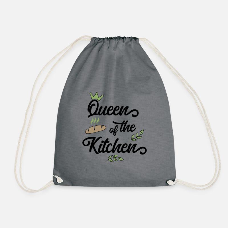 Kochen - Turnbeutel - Grau