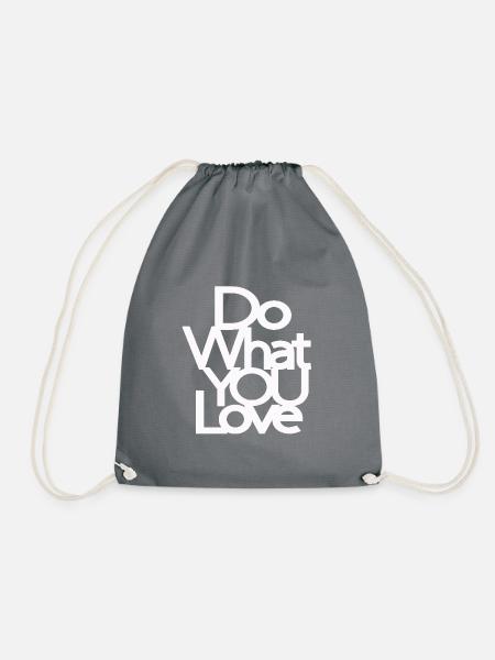 Do what you Love hell - Turnbeutel - Grau
