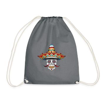 mexicains - Sac de sport léger - gris - Devant