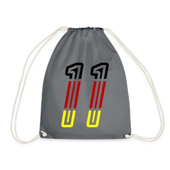 11 Symbole numérique Allemagne - Sac de sport léger - gris - Devant