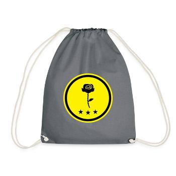 Symbole de la rose - Sac de sport léger - gris - Devant