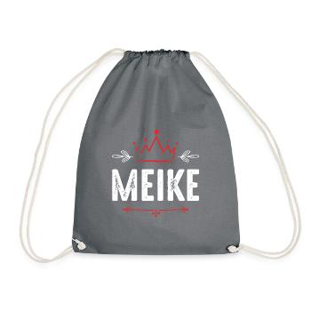 Meike - Turnbeutel - Grau - Vorne