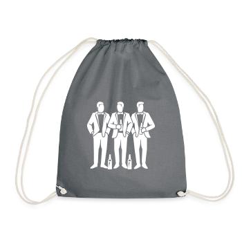 Enterrement de vie de garçon Crew Enterrement de vie de garçon - Sac de sport léger - gris - Devant