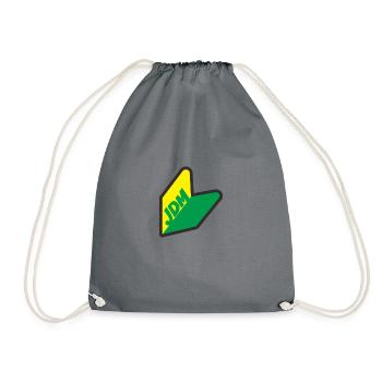JDM Fans Logo! - Drawstring Bag - grey - Front