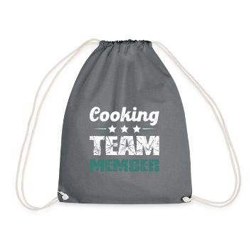 Cooking Team - Turnbeutel - Grau - Vorne