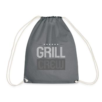 Grill Crew - Turnbeutel - Grau - Vorne