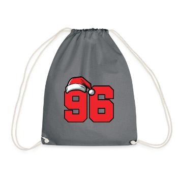 96 Numéro Noël - Sac de sport léger - gris - Devant