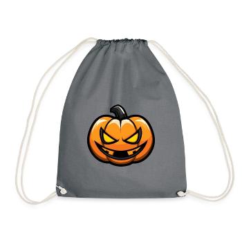 Citrouille BD d’Halloween - Sac de sport léger - gris - Devant