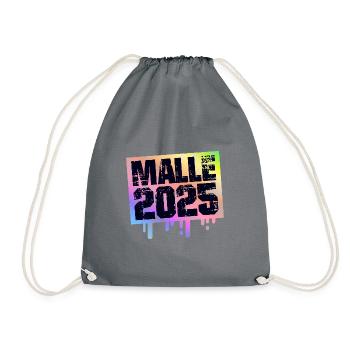 Malle 2025 Colorful Mallorca - Drawstring Bag - grey - Front