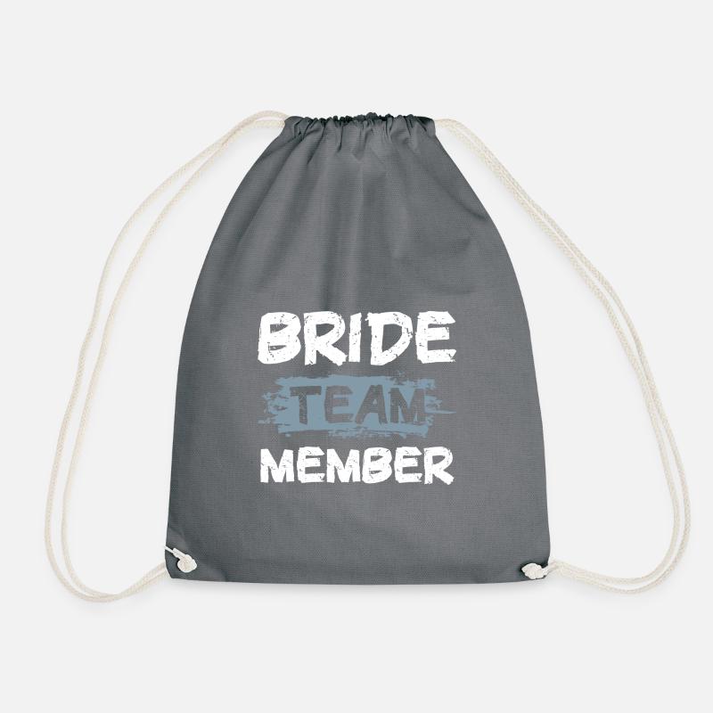 Bride Team - Turnbeutel - Grau