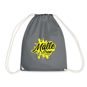 Malle Crew - Turnbeutel - Grau - Vorne