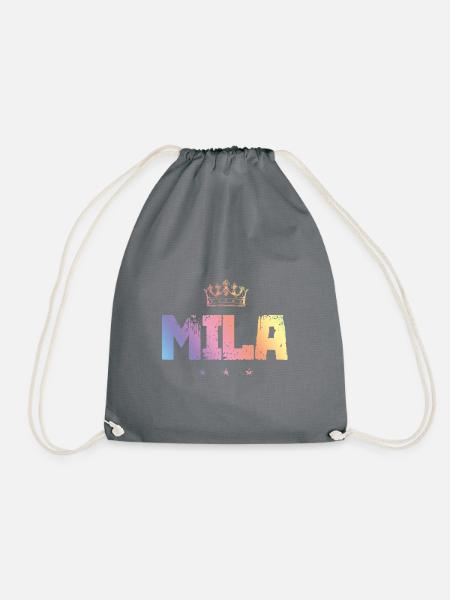 Mila - Turnbeutel - Grau