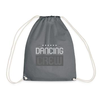 Dancing Crew - Turnbeutel - Grau - Vorne