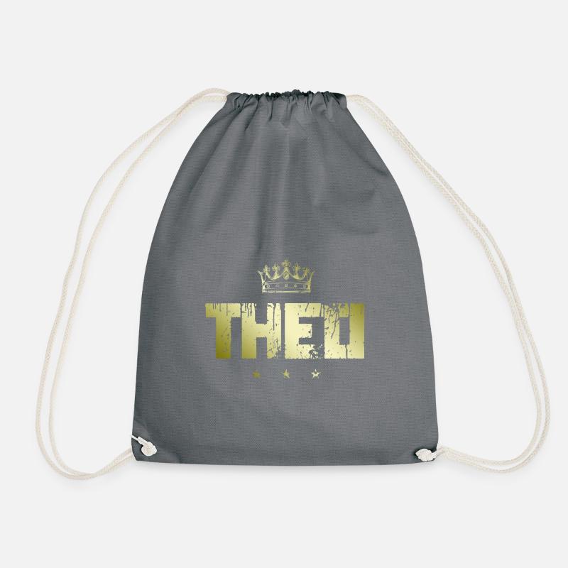 Theo - Drawstring Bag - grey