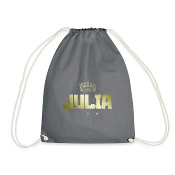 Julia - Turnbeutel - Grau - Vorne