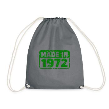 Made in 1972 b - Turnbeutel - Grau - Vorne