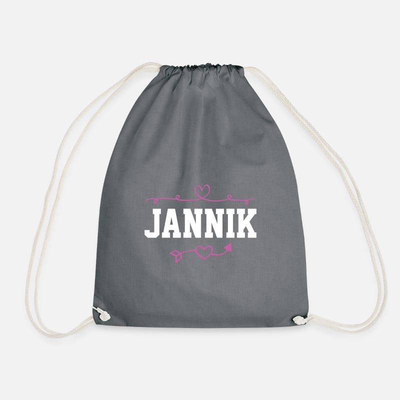 Jannik - Turnbeutel - Grau