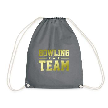 Bowling Team - Turnbeutel - Grau - Vorne