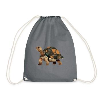 Tortue - Sac de sport léger - gris - Devant