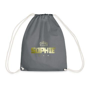 Sophie - Drawstring Bag - grey - Front