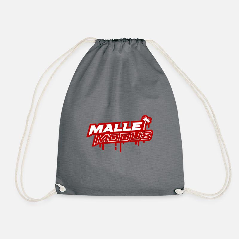 Malle Modus - Turnbeutel - Grau