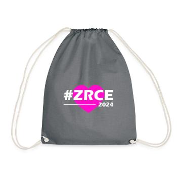 Zrce 2024 Heart Love - Drawstring Bag - grey - Front