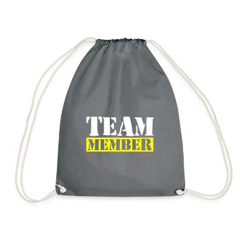 Membres de l’équipe - Sac de sport léger - gris - Devant