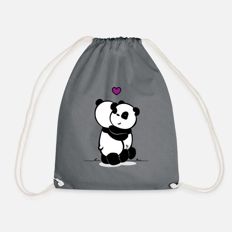 Pandalove - Turnbeutel - Grau