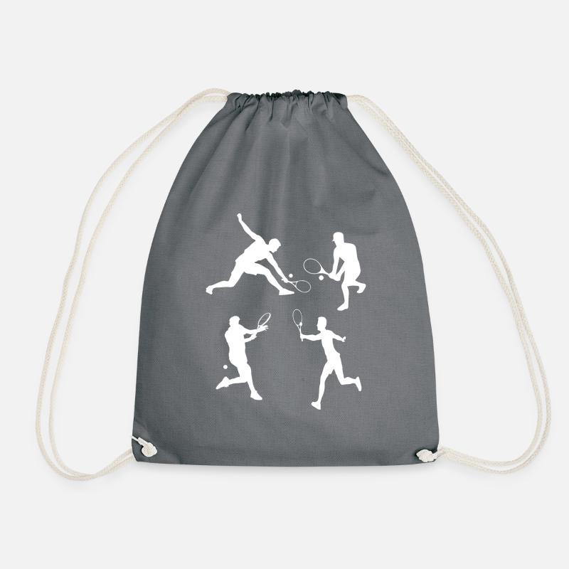 Tennis - Turnbeutel - Grau