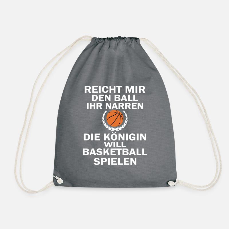 Basketball - Turnbeutel - Grau