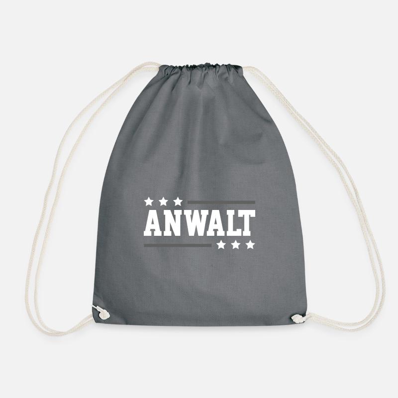 Anwalt Beruf - Turnbeutel - Grau