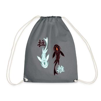 Avatar - Tui & La / Raava-Vaatu - color - Drawstring Bag - grey - Front
