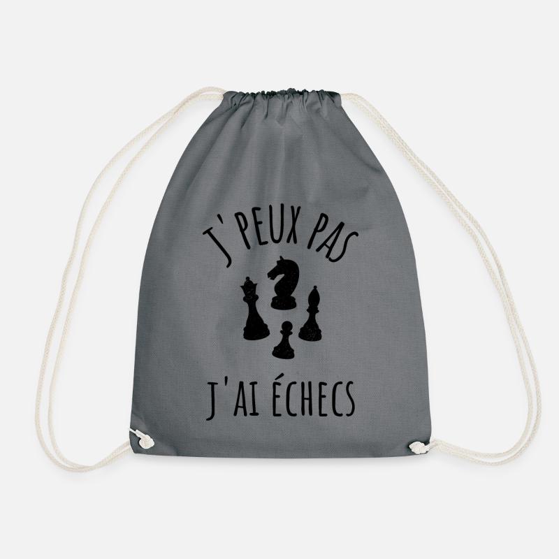 je peux pas j'ai échecs - Sac de sport léger - gris