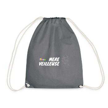 mère veilleuse ballon - Sac de sport léger - gris - Devant