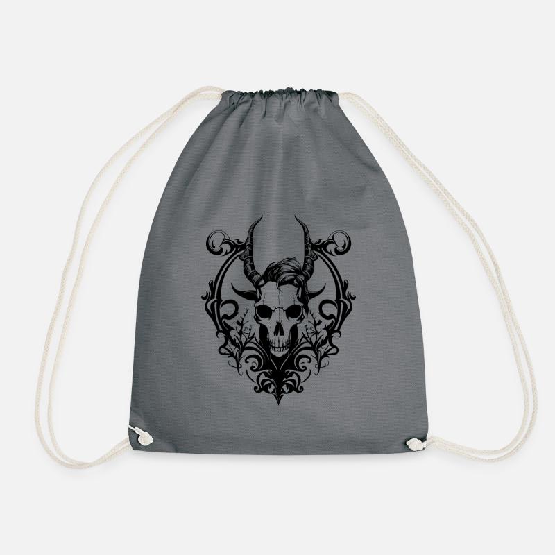 Gothic Medieval - Drawstring Bag - grey