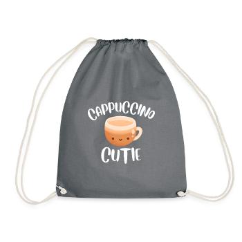 Cappuccino Cutie - Turnbeutel - Grau - Vorne