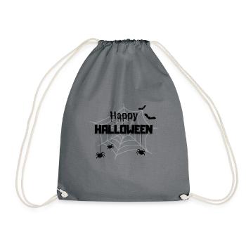 Happy Halloween - Drawstring Bag - grey - Front