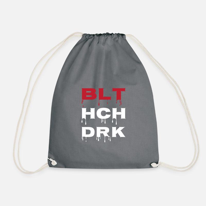 Bluthochdruck BLT HCH DRCK Warnung - Turnbeutel - Grau