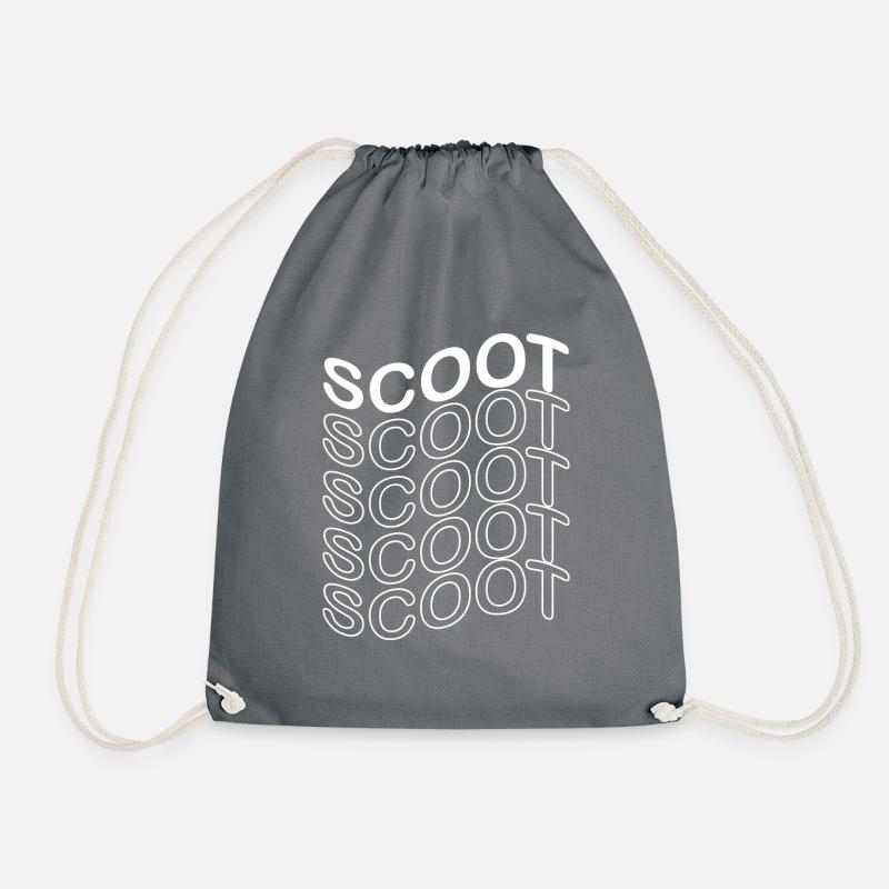 E-Scooter E-Roller Scooter - Turnbeutel - Grau
