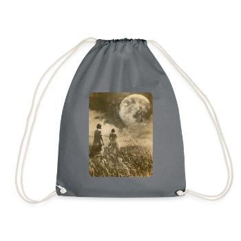 Suivez la Lune - Sac de sport léger - gris - Devant