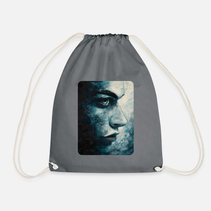 Der klare Blick - Turnbeutel - Grau