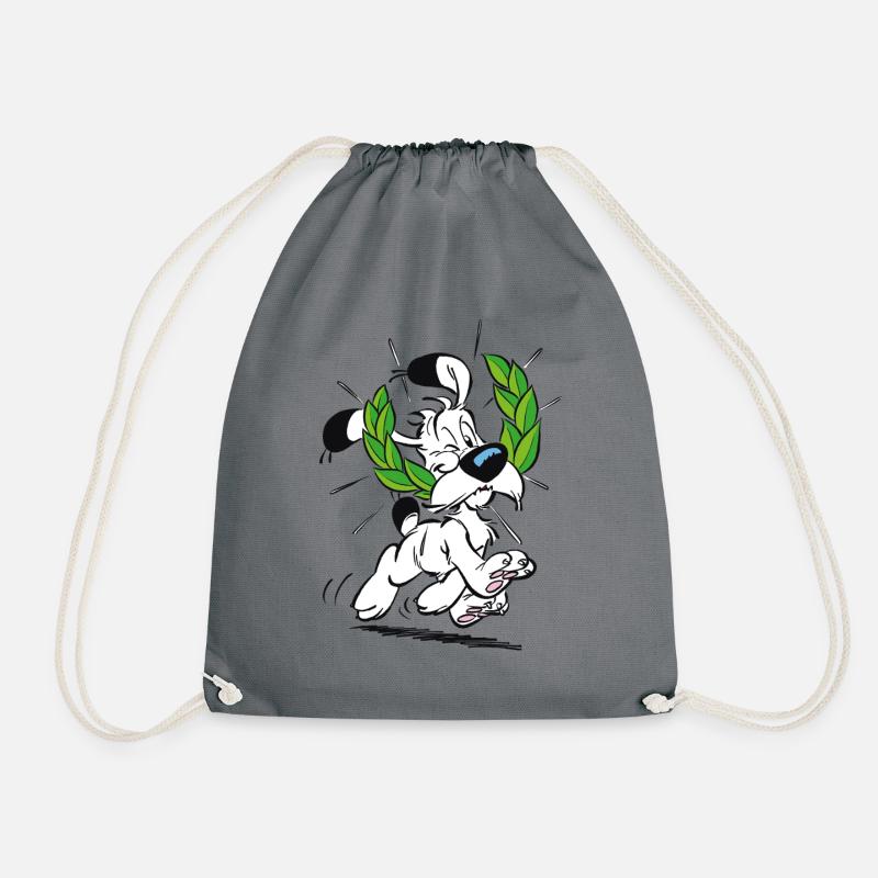 Astérix & Obélix Idéfix Avec Laurier - Sac de sport léger - gris