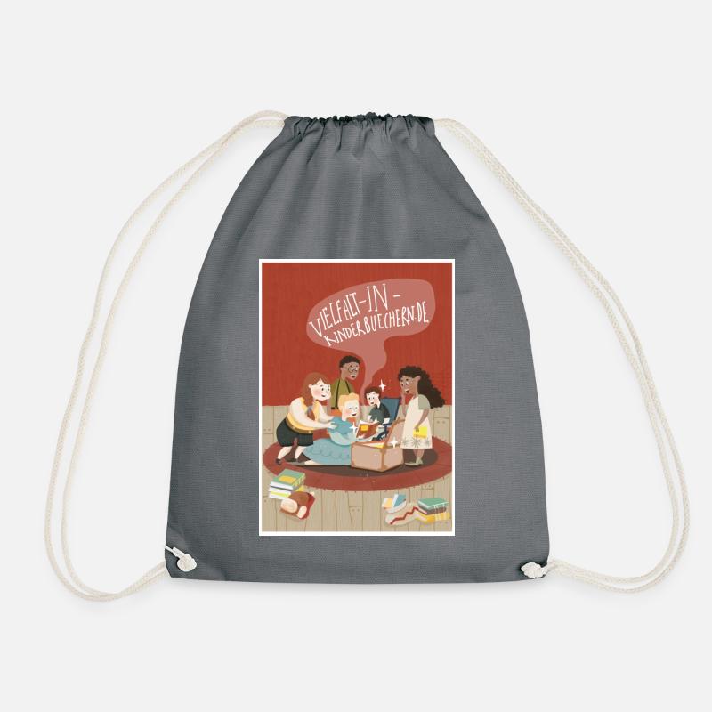 Diversité en rouge - Sac de sport léger - gris