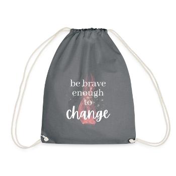 ATTITUDE POSITIVE ÉTAT D’ Motivation - Sac de sport léger - gris - Devant