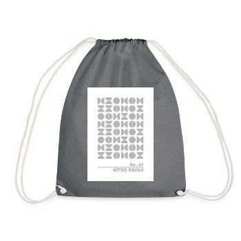 Tote Studio 63, Grey - Drawstring Bag - grey - Front